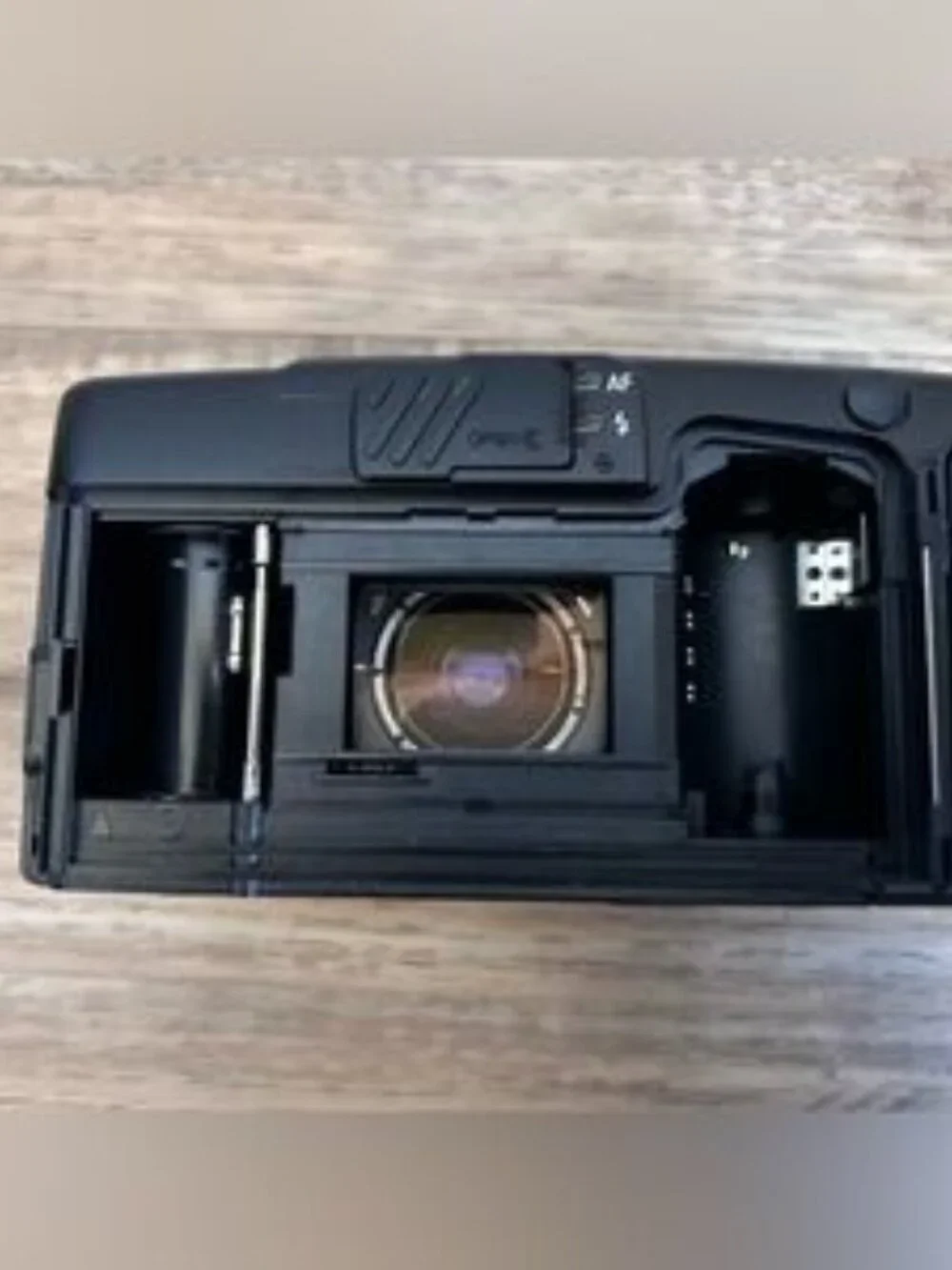 Ricoh Shotmaster Zoom film Camera Black vintage 1989 with manual photos picture
